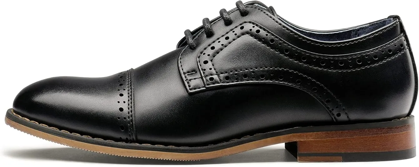 Bruno Marc Boy's Prince-K1 Classic Oxfords Dress Shoes