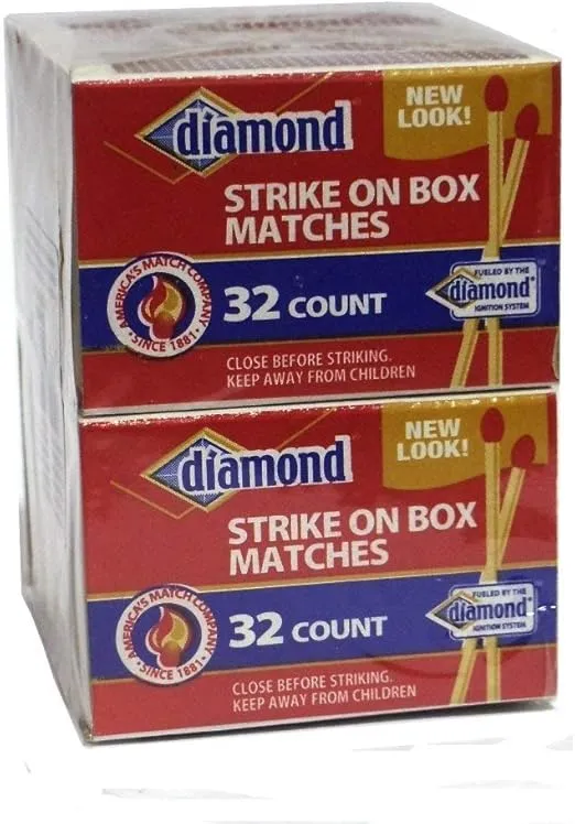 Diamond Strike on Box Matches 10 32 Count (320 Matches Total)