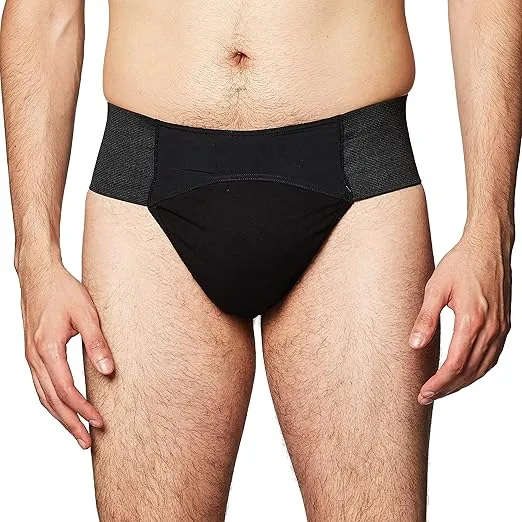 Capezio Men's Quilted Cotton Panel Thong Dance Belt