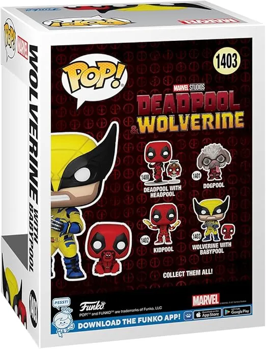 Funko Pop! & Buddy: Deadpool & Wolverine- Wolverine with Babypool