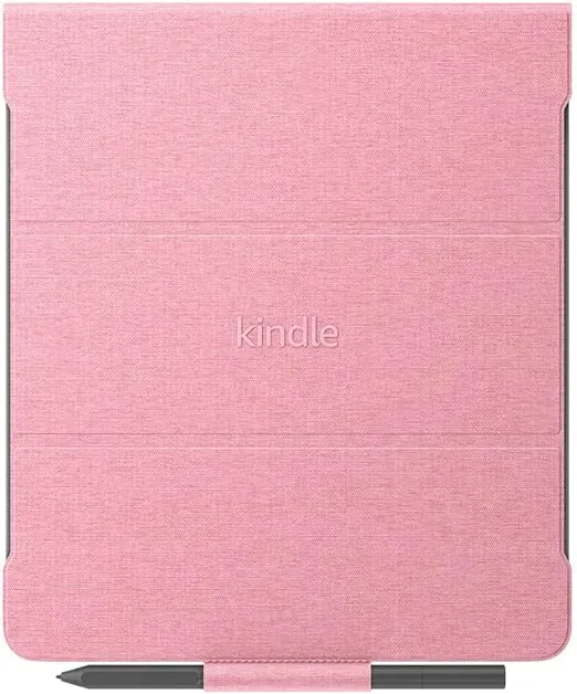 Amazon Kindle Scribe-Klapphülle mit magnetischer Befestigung | schlankes, leichtes Design |(nur geeignet für Amazon Kindle Scribe), Stoff, rosa