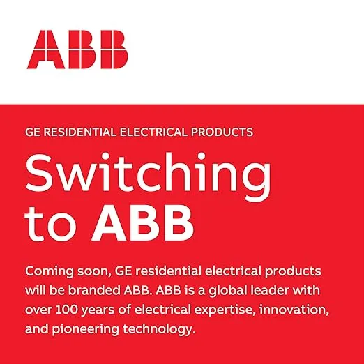 ABB Q-Line THQL21100P Q Line 100A Double-Pole Circuit Breaker • 120/240 V, 100 Amp • THQL Two-Pole Load Center Circuit Breaker • ABB 100-Amp 2-Pole 120/240V Breaker