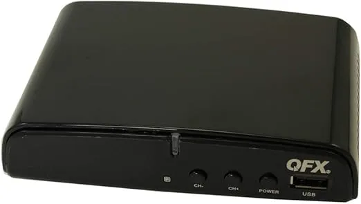 MyCableMart Digital Tuner (QFX CV-103) Off-Air Antenna with HDMI/Composite/USB & DVR
