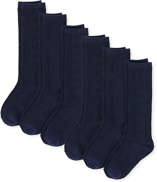 The Children's Place Girls' Knee Socks Variety Pack