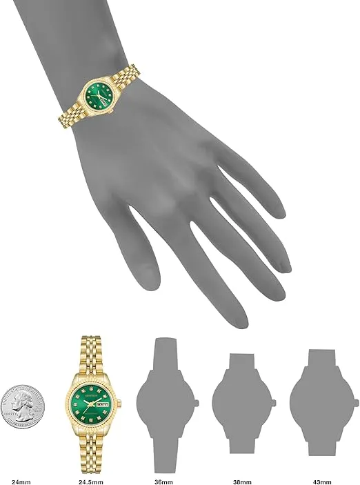 Armitron Women's Genuine Crystal Accented Bracelet Watch, 75-2475