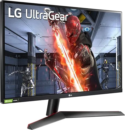 LG 27GN800-B UltraGear 27 inch QHD (2560x1440) IPS 144Hz 1ms Gaming Monitor AMD FreeSync Premium G-Sync Compatible HDR10 HDMI DisplayPort Black