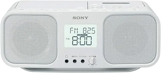 SONY CD Radio Cassette Recorder CFD-S401-W (White)【Japan Domestic Genuine Products】