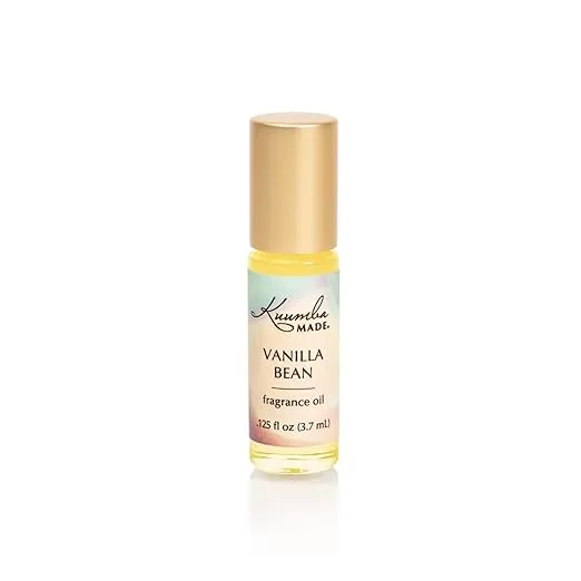 Kuumba Made Vanilla Bean Fragrance Oil Roll-On 0.13 fl oz (3.7ml) | Rollerball Perfume | Alcohol Free