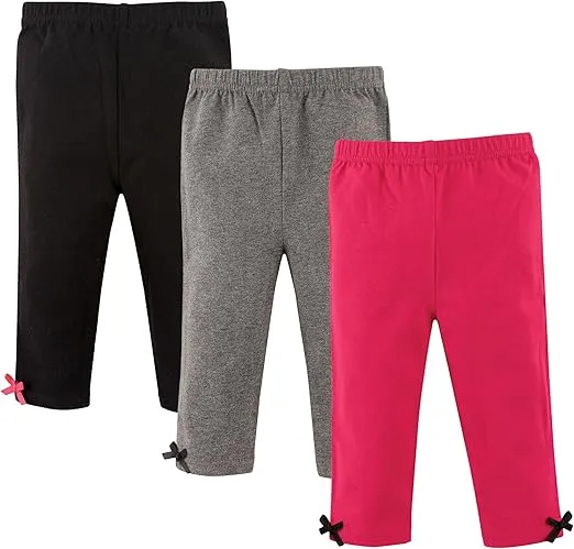 Hudson Baby Baby Girls' Cotton Pants and Leggings