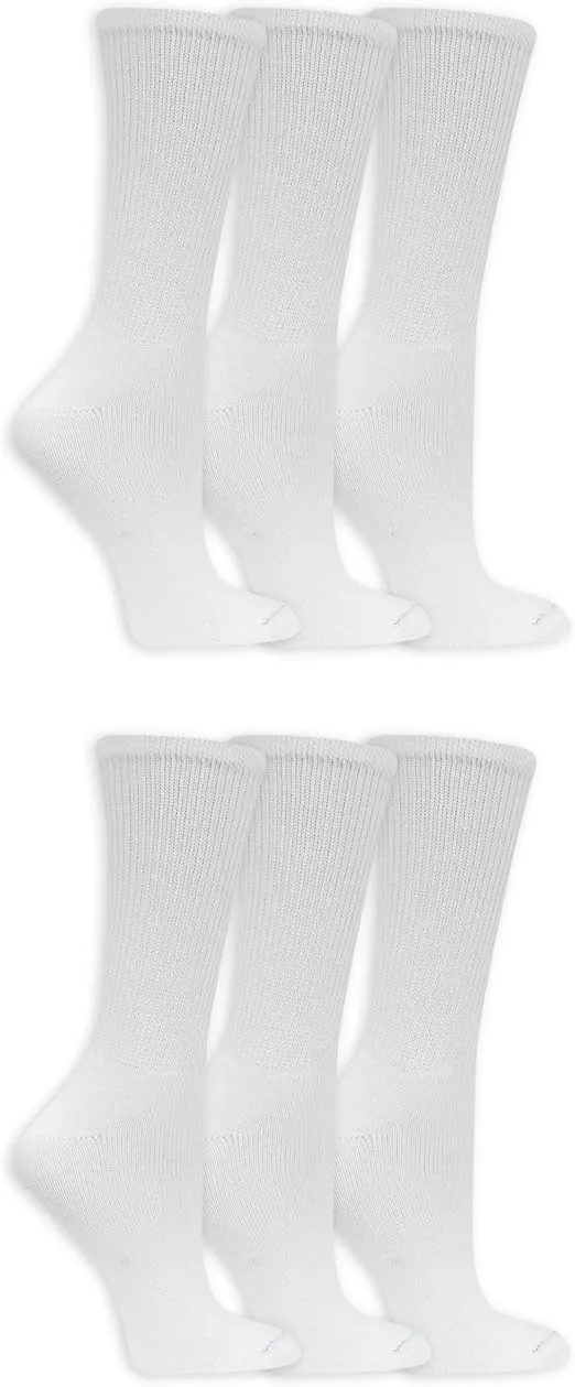 Dr. Scholl's Women's Diabetes & Circulator Socks-4 & 6 Pair Packs-Non-Binding Moisture Management