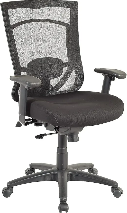 Tempur-Pedic 1539761 Tempur-Pedic Mesh Back Fabric Task Chair Black (TP7000-RAV/COAL)