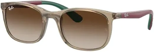 Ray-Ban Junior Kids' RJ9076S Square Sunglasses for Boys for Girls + BUNDLE With Designer iWear Eyewear Kt