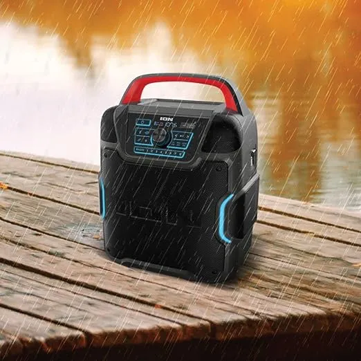 iOn Audio Pathfinder 320 All Weather Bluetooth Speaker (Renewed), Black