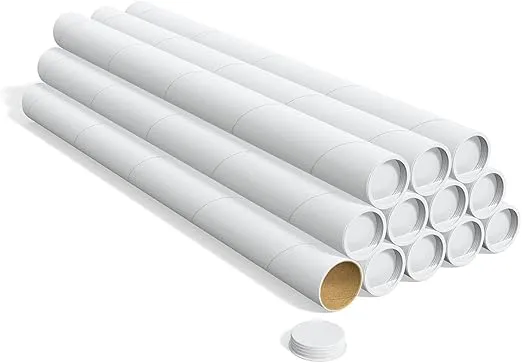 Staples 558448 3-Inch X 36-Inch Staples White Mailing Tubes 12/Carton (11634)