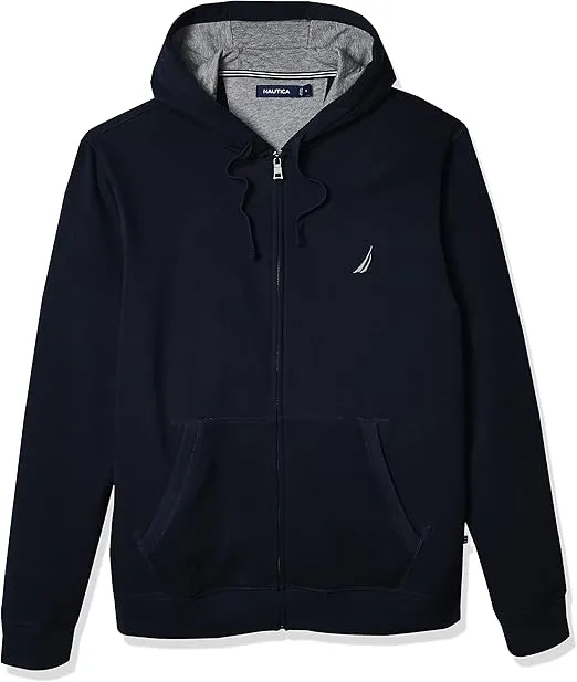Nautica Men's Anchor Fleece Full-Zip Hoodie