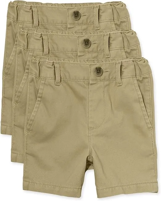 The Children's Place Baby Boys' and Toddler Stretch Chino Shorts