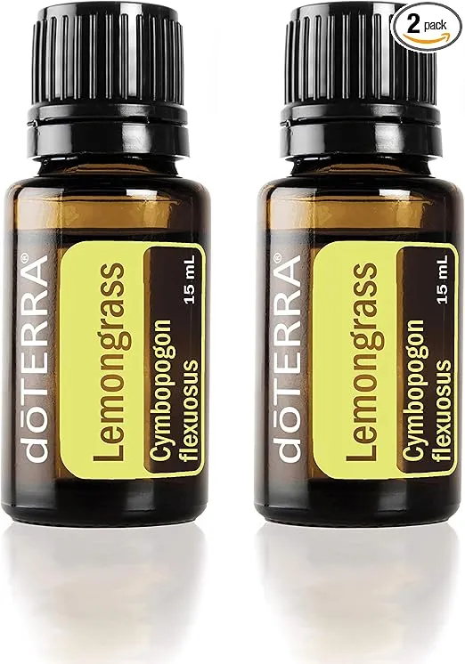 doTERRA Lemongrass Essential Oil 15 ml (2 Pack)