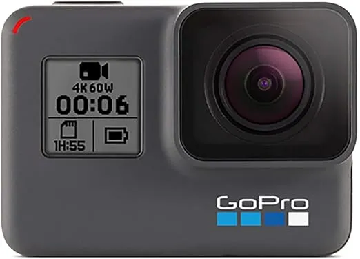 GoPro HERO6 Black — Waterproof Digital Action Camera for Travel with Touch Screen 4K HD Video 12MP Photos