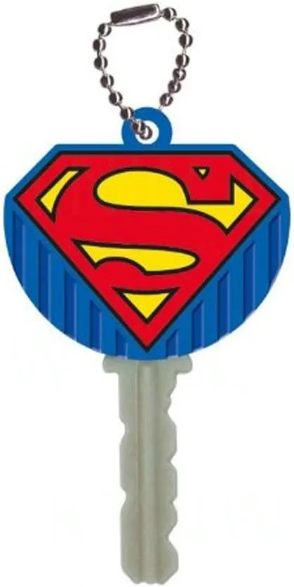 DC Superman Logo Soft Touch PVC Key Holder