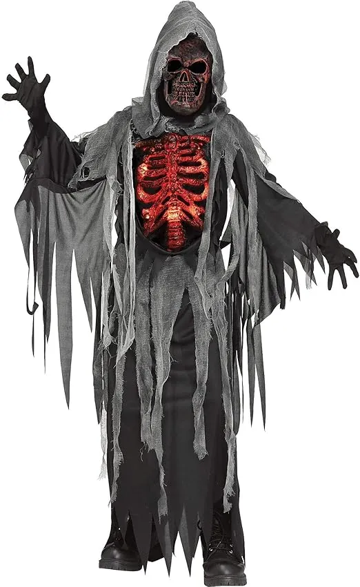 Fun World Kids Smoldering Reaper Costume
