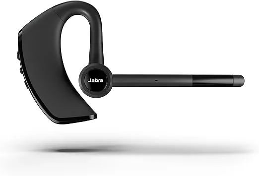 Jabra Talk 65 Mono Bluetooth Headset - Premium Wireless Single Ear Headset - 2 Built-In Noise Cancelling Microphones, Media Streaming, Up to 100 Meters Bluetooth Range - Black