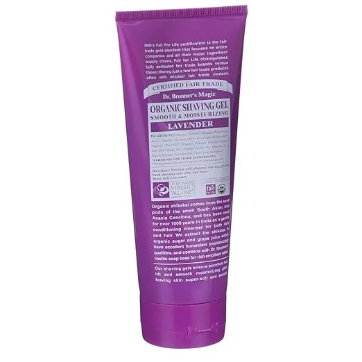 Dr Bronners Lavender Organic Shaving Soap 7 oz