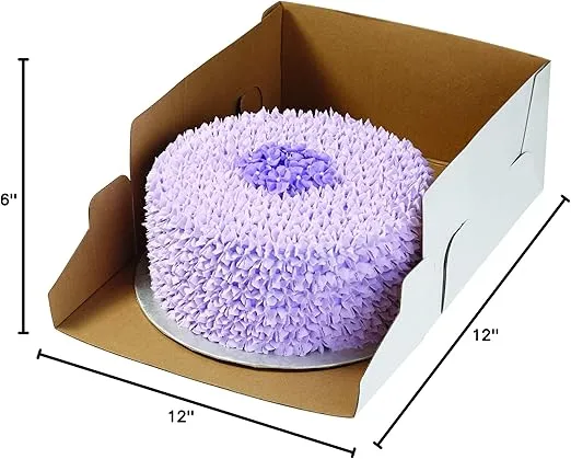 Wilton 12-Inch Cake Box with Window for 10-Inch Cake, 2-Piece Set