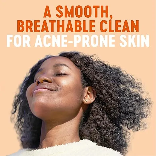 Bioré Gentle & Breathable Acne Face Wash, Gentle Face Cleanser for Women and Men, Fragrance Free, 6.77 Oz
