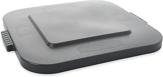Rubbermaid Commercial 352700GY Square Brute Lid, 24 x 22 x 1 1/4, Gray