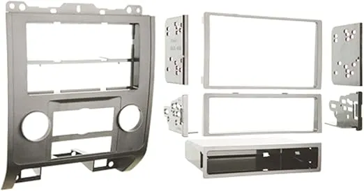 Metra 99-5814S Single or Double DIN Installation Dash Kit for 2008-up Ford Escape, Mercury Mariner, and Mazda Tribute (Silver)