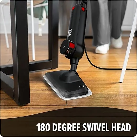 Dirt Devil Steam Mop, Cleaner For Sealed Hard Floors, WD20000, Black Medium