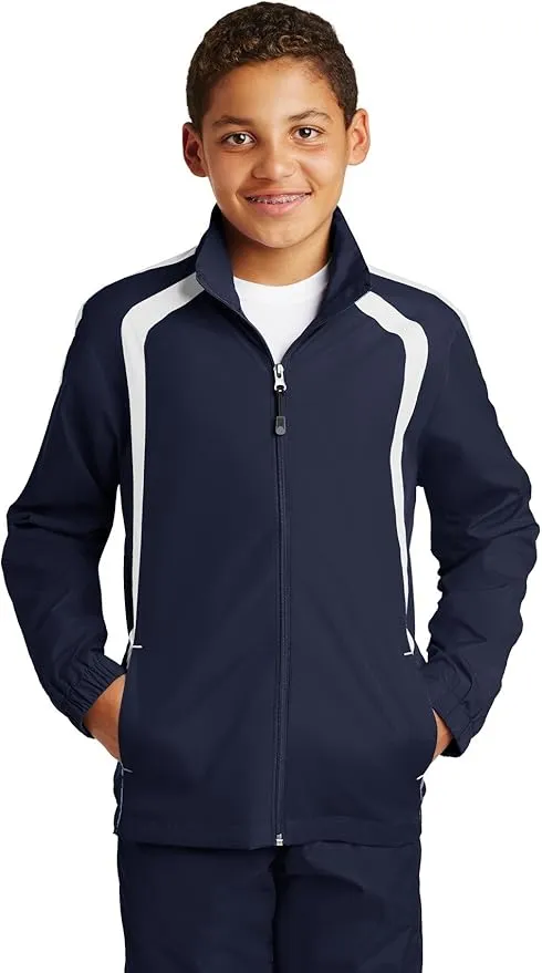 Sport-Tek Boys Colorblock Raglan Jacket