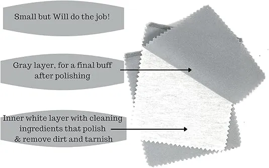 CONNOISSEURS Jewelry Cleaner for Diamond, Platinum, Gold & Precious Stones with polishing Cloths, Brush & dip Tray