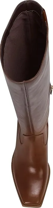 Vince Camuto Women's Biancaa Sangeti Wide Calf Stacked Heel Knee High Boot