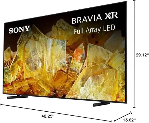 Sony XR55X90L Bravia XR 55 inch X90L 4K HDR Full Array LED Smart TV 2023 Model (Renewed)