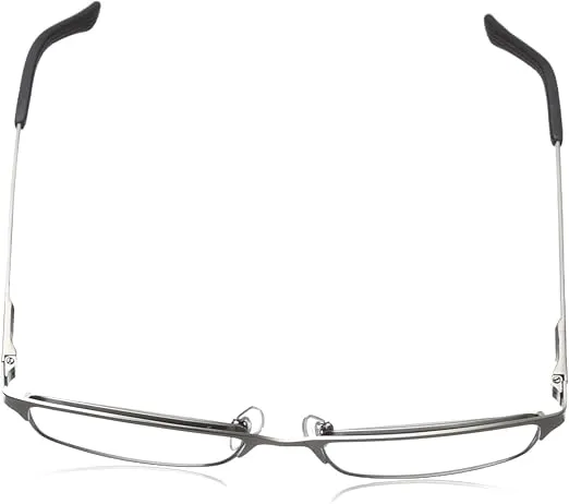 Foster Grant Men's Samson Rectangular Reading Glasses, Satin Dark Gunmetal/Transparent, 52 mm + 2.75