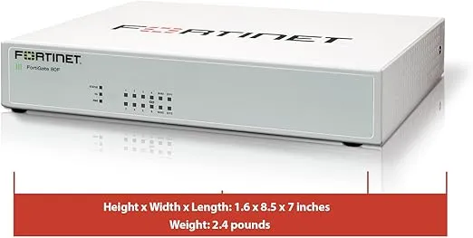 FortiGate-80F Firewall Appliance Plus 1 Year Firewall Appliance Plus FortiCare Premium and FortiGuard Enterprise Protection (FG-80F-BDL-809-12)