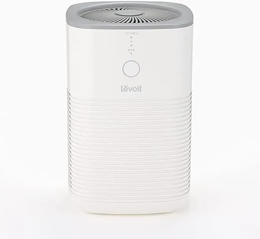 LEVOIT Air Purifier for Home Bedroom, Fresheners Filter Small Room Cleaner with Fragrance Sponge for Smoke, Allergies, Pet Dander, Odor, Dust Remover, Office, Desktop, Table Top, 1 Pack, White