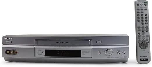 Sony SLV-N750 Full Chassis 4-Head Hi-Fi VCR (Renewed)