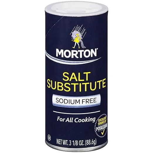 Morton Salt Substitute, Sodium Free, 3.12 Ounce