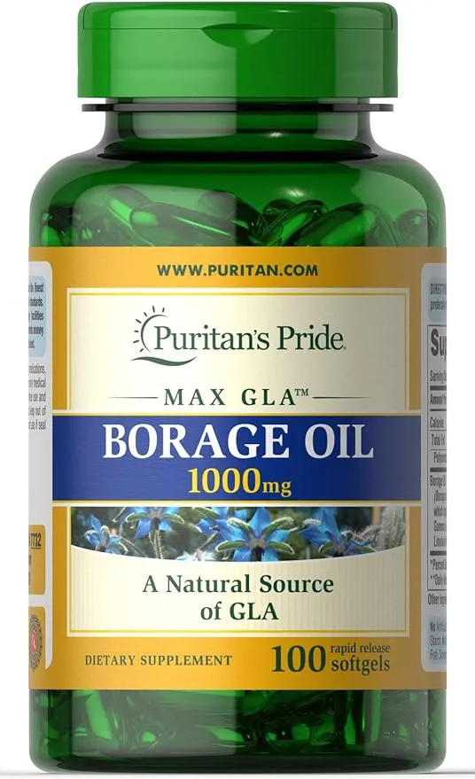 Puritan's Pride Borage Oil, 1 Gram