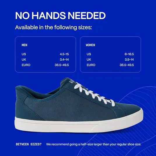 Kizik Shoes: Irvine Comfortable Breathable Stretch Canvas Slip On Sneakers, Convenient Hands Free Shoes | Casual Shoes for Men, Women and Elderly | Stylish, Orthopedic Shoes for Everyday and Travel