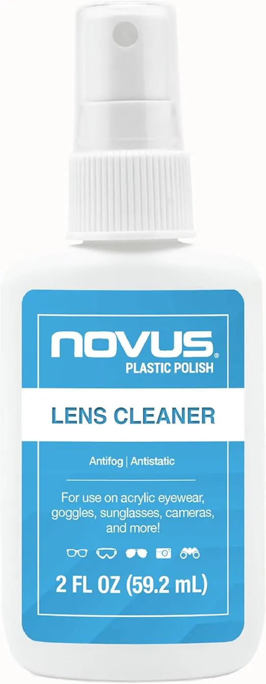 Novus Plastic Polish | Lens Cleaner | Apply on Glasses, Goggles, Camera Lenses, Binoculars, and More