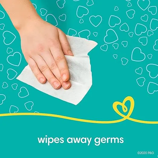 Pampers Baby Wipes Fragrance Free 10X Pop-Top Packs 800 Count