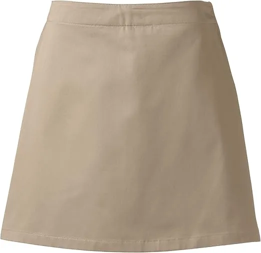 Lands' End School Uniform Young Women's Blend Chino Skort Above Knee
