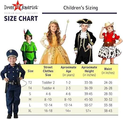 Dress Up America Ninja Costume for Kids - Fierce Samurai Warrior Costume - Gold Ninja Outfit for Boys and Girls