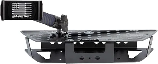 Bulletpoint Metal Dash Mount Phone Holder Compatible with 2019+ Chevrolet Silverado GMC Sierra Multi-Device Dash Mount with 20mm Ball System (RubiGrid Mount)
