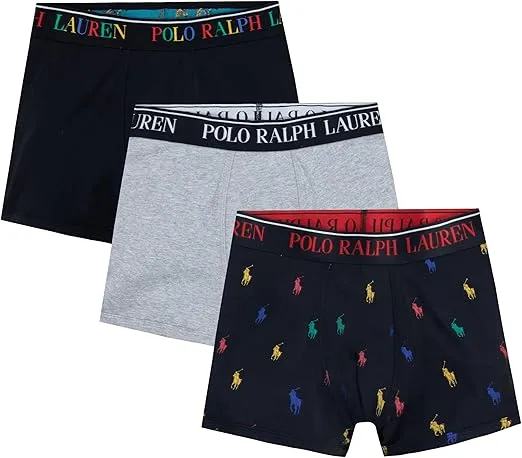 POLO RALPH LAUREN Boys' 3-Pack Boxer Briefs