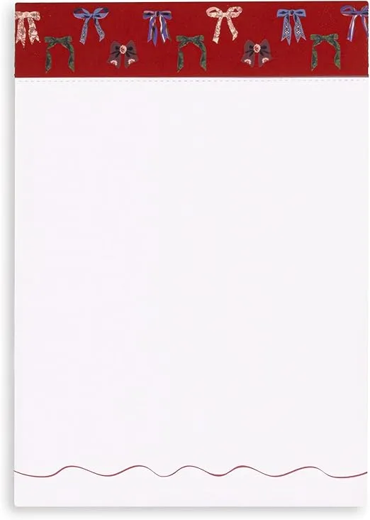 Vera Bradley Cute Desk Notes Notepad with 100 Perforated Lined Pages (Bow Mosaic)