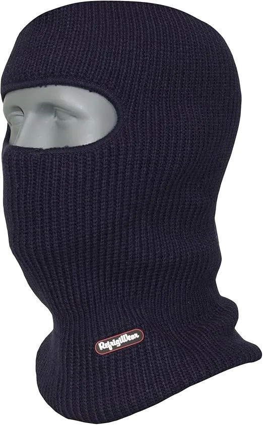 RefrigiWear Open Hole Face Mask – 2-Layer Acrylic Knit Cold Weather Balaclava